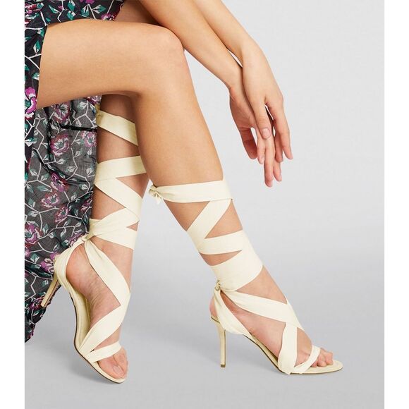 ISABEL MARANT Lace-Up Arieli Sandals 80 - Picture 1 of 8